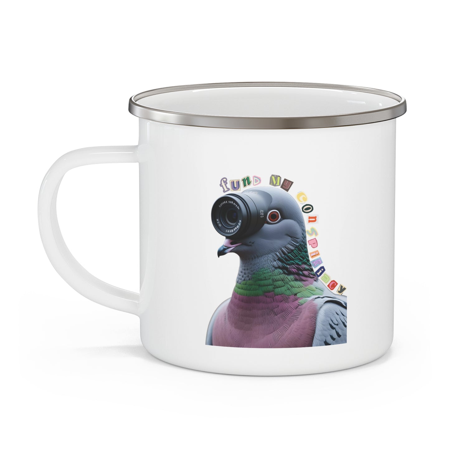 Enamel Camping Mug | Fund my Conspiracy