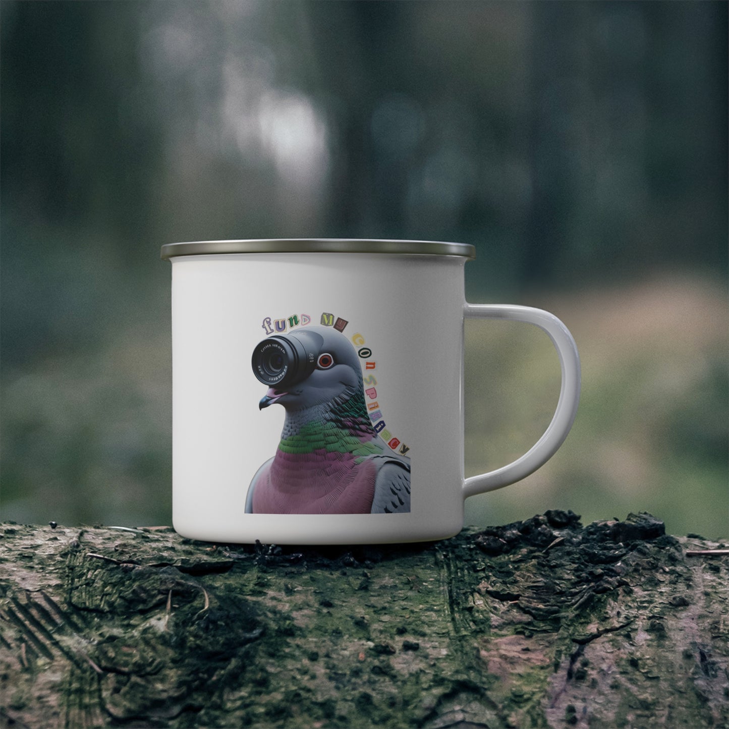 Enamel Camping Mug | Fund my Conspiracy