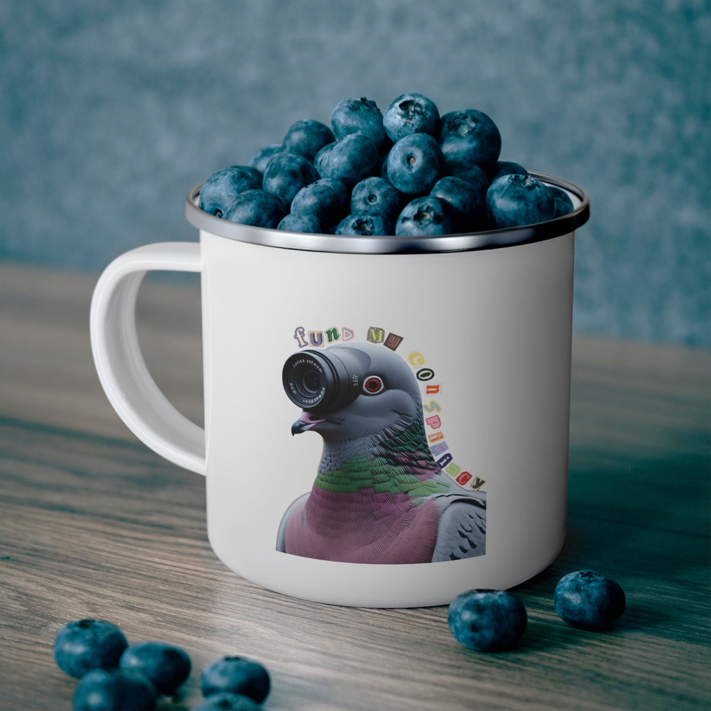 Enamel Camping Mug | Fund my Conspiracy